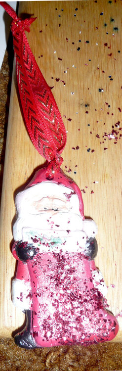 Santa Ornament