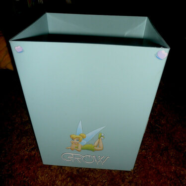Altered trashcan Tinkerbell side 2