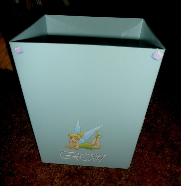 Altered trashcan Tinkerbell side 2