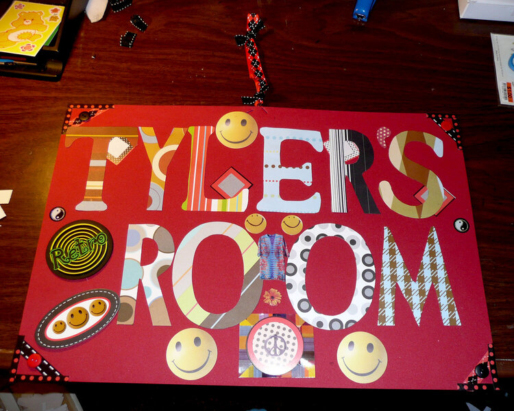 Tyler&#039;s Room sign