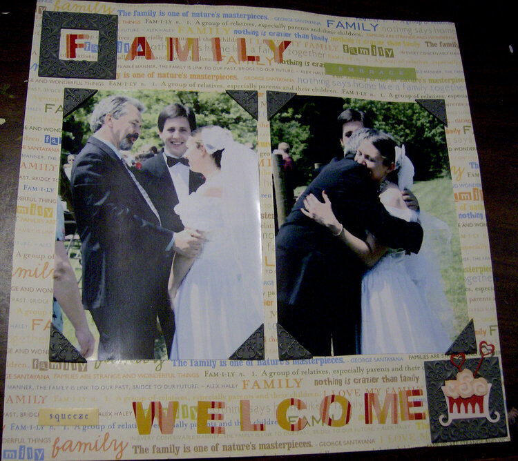 Wedding Day Family Welcome