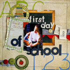 *NEW Bo Bunny* {first day of school}