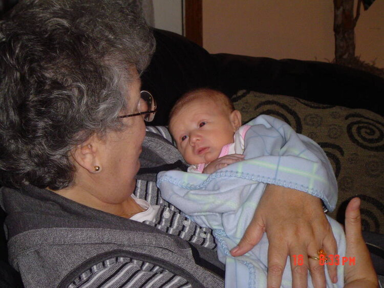 Maddie and Grandma Gloria