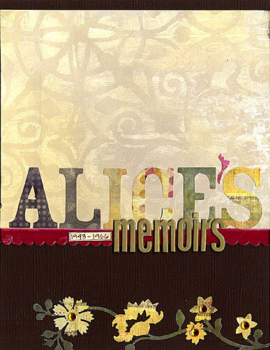Alice&#039;s Memoirs - Title Page