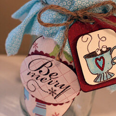 Be Merry Cocoa Jar - Gift