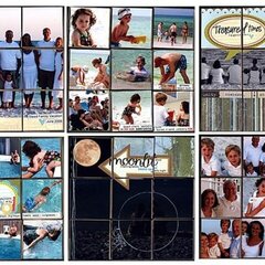 Layouts for Beach Photo Cube Puzzle