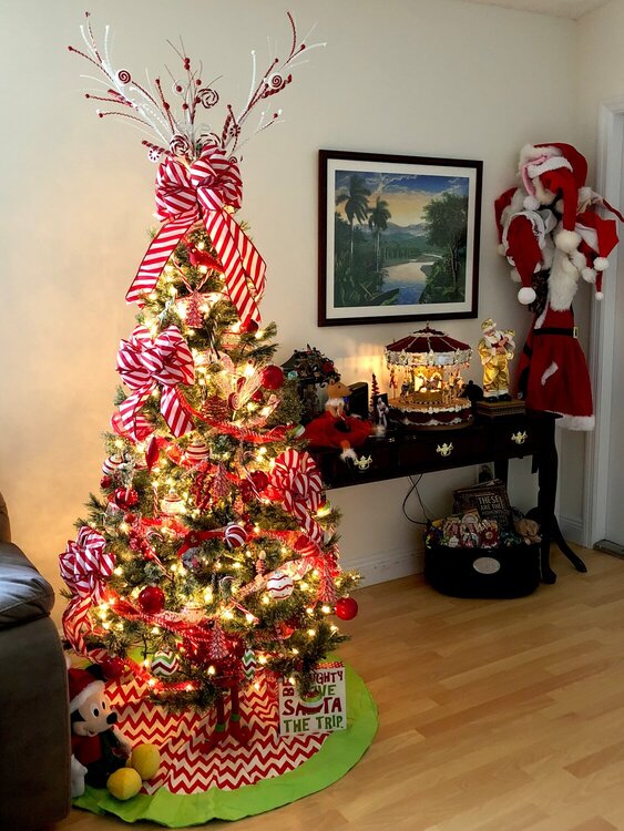 Candy Cane  Christmas Tree