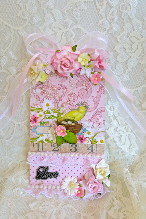 Shabby Chic ***Love Tag For Swap