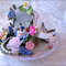 Tea 4 Two Altered Teapot And Teacups In Blue