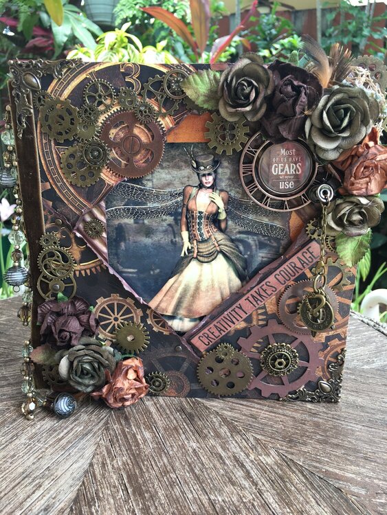 Round Robin Mini Album (Steampunk)