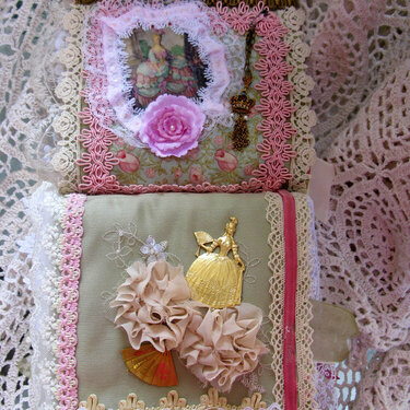 Marie Antoinette Fabric Journal