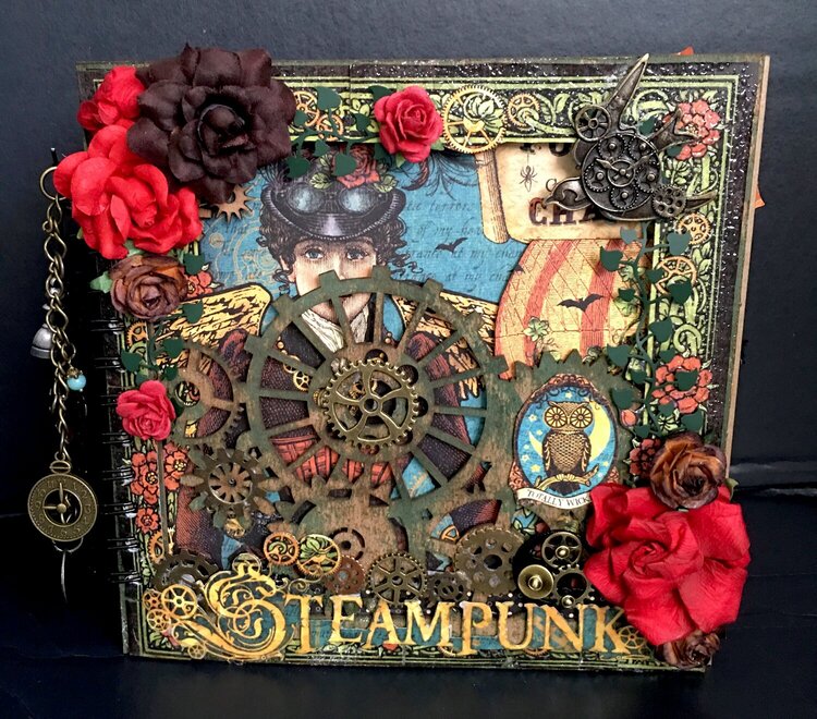 Steampunk Spells Chipboard Album