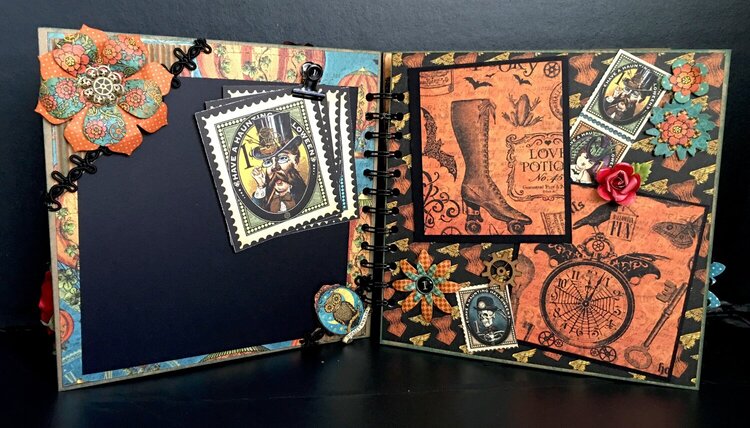 Steampunk Spells Chipboard Album