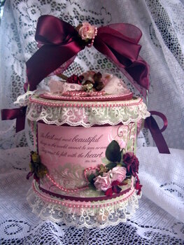 Altered Paint Can/ Shabby Chic