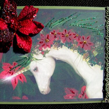 Christmas Unicorn Card