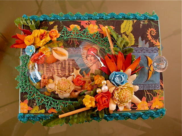 Tropical Travelogue Cigar Box