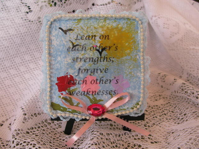 Inspirational Mini Canvas 4x4