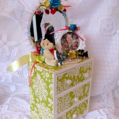 Lime Green Jewelry Box/Dresser