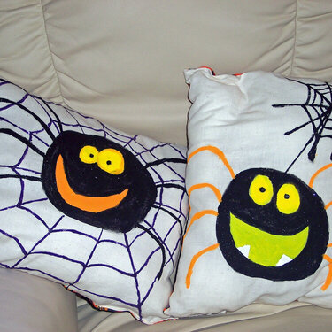 spider pillows