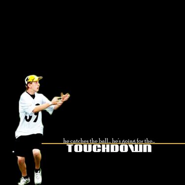 he&#039;s going for the touchdown