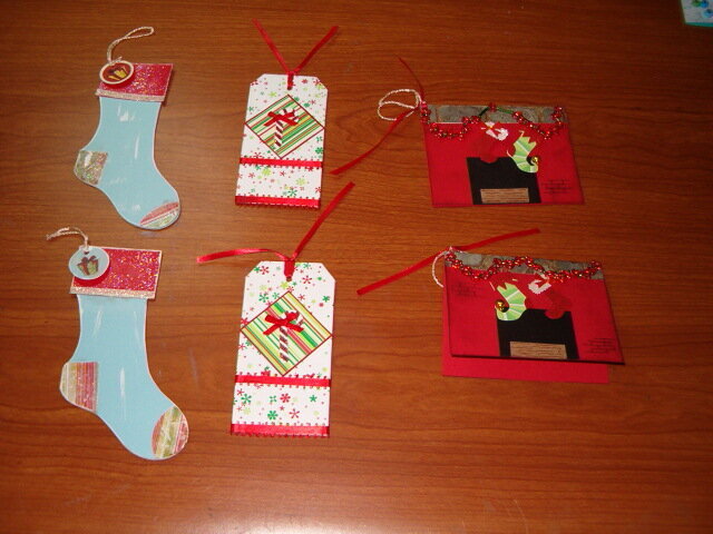 Stocking, fire place &amp;amp; candy cane