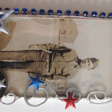 OWH Memorial day soldered ornament