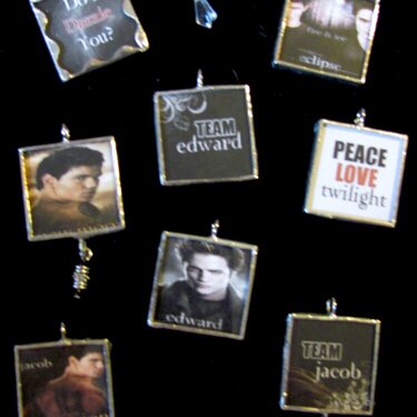 Soldered Twilight charms