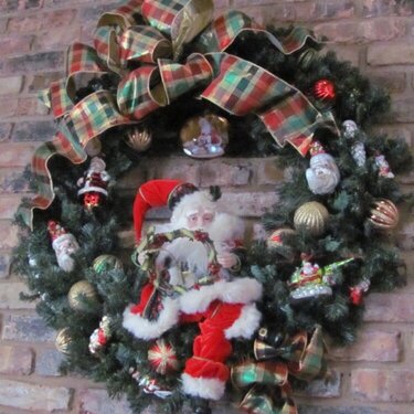 Santa wreath
