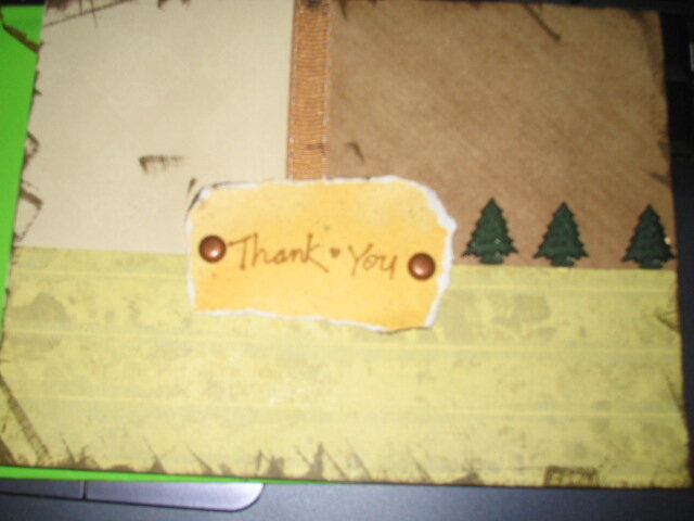 Thank you card