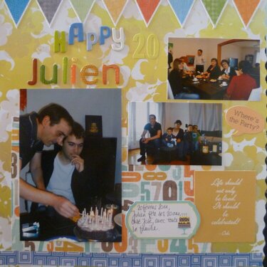 Happy 20, Julien