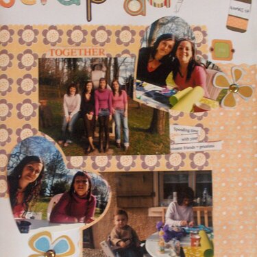 Scrapbooking day with the girls