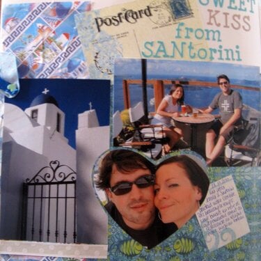Sweet kiss from Santorini