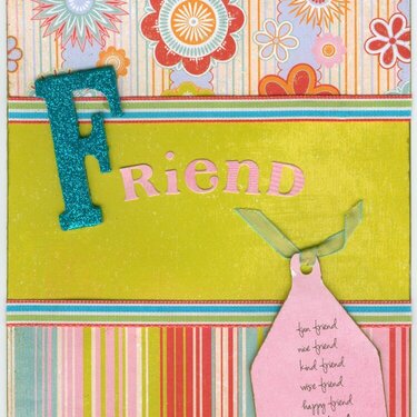 Friendship card for &quot;Crop for Kelly&quot;