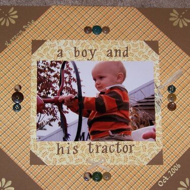 A Boy and His Tractor