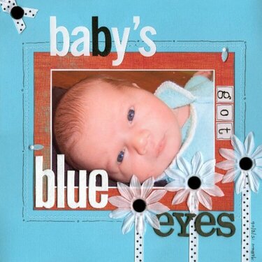 Baby&#039;s got blue eyes