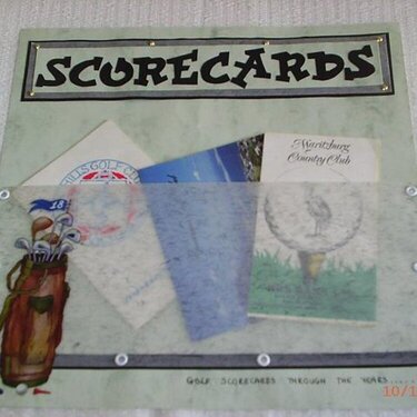 Memorable scorecards