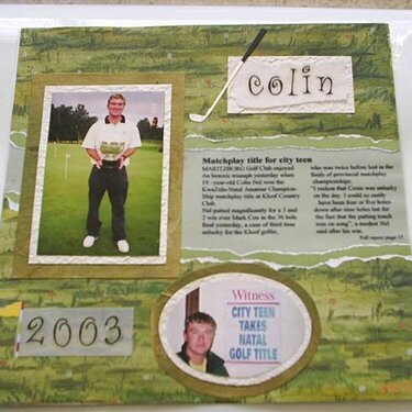 National Golf Champion 2003