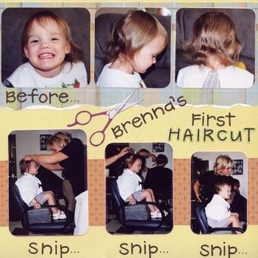 Brenna&#039;s First Haircut