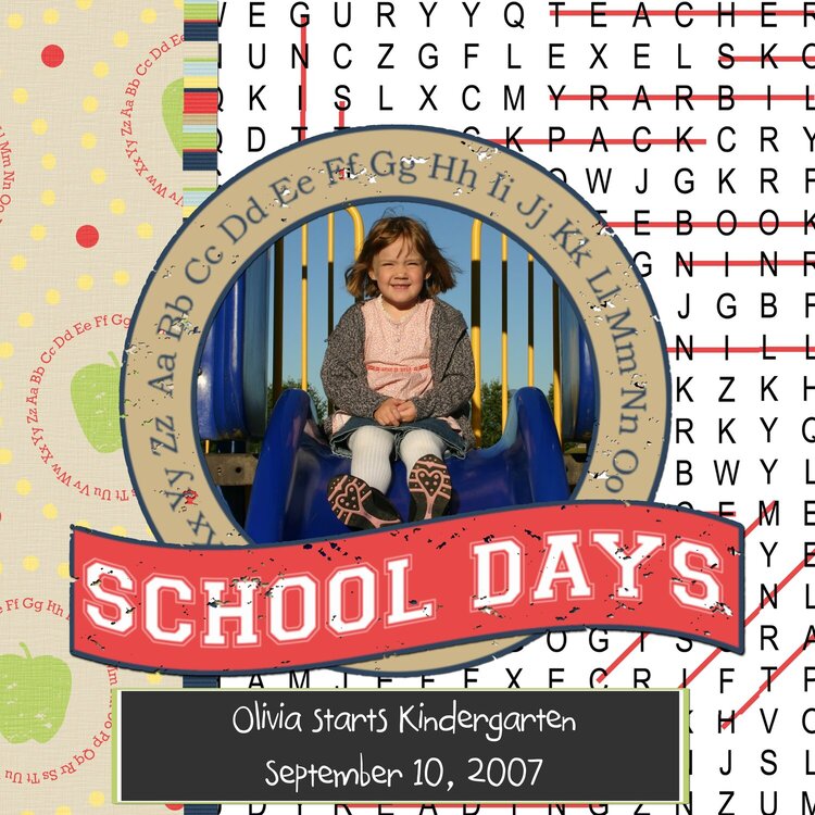 Olivia&#039;s first day of Kindergarten! p.1