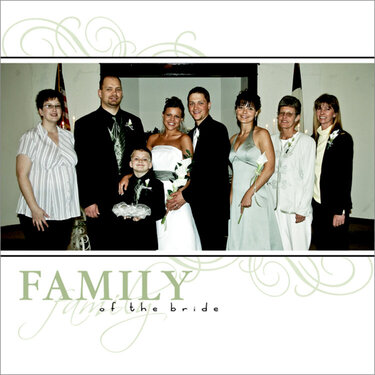 Family of the Bride - Left Side