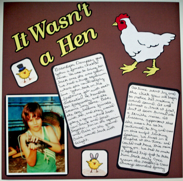 It Wasn&#039;t a Hen