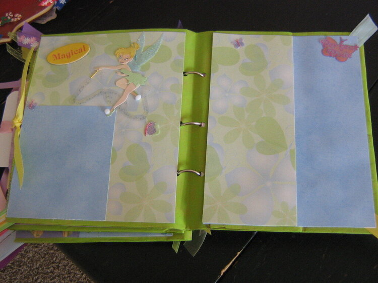 Tinkerbell paperbag Album inside