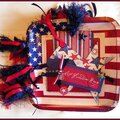 Let Freedom Ring Altered Paper Plate Album