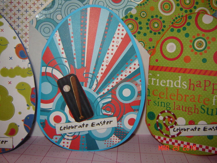 Egg EASTER CARD closeup