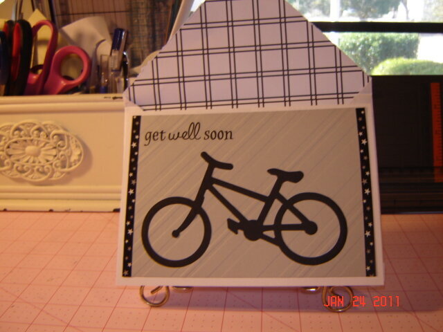 Bicycle Get Well card