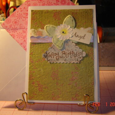 Angel Birthday card