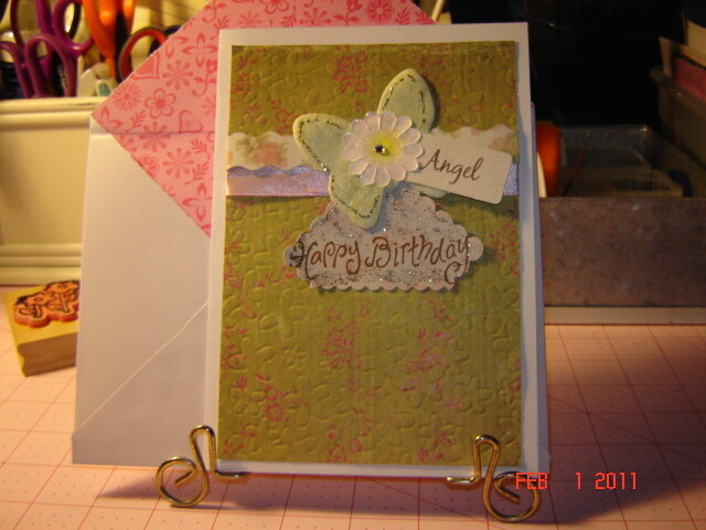 Angel Birthday card