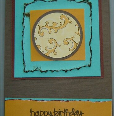 Birthday card for MAY CARD CHALLENGE