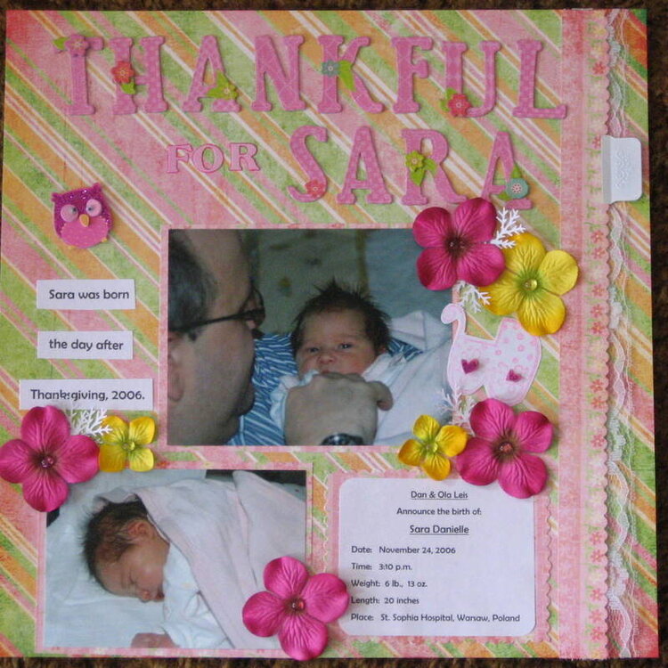 Thankful for Sara (p.1)