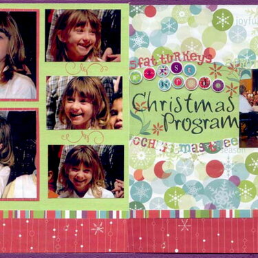 First Grade Christmas Program